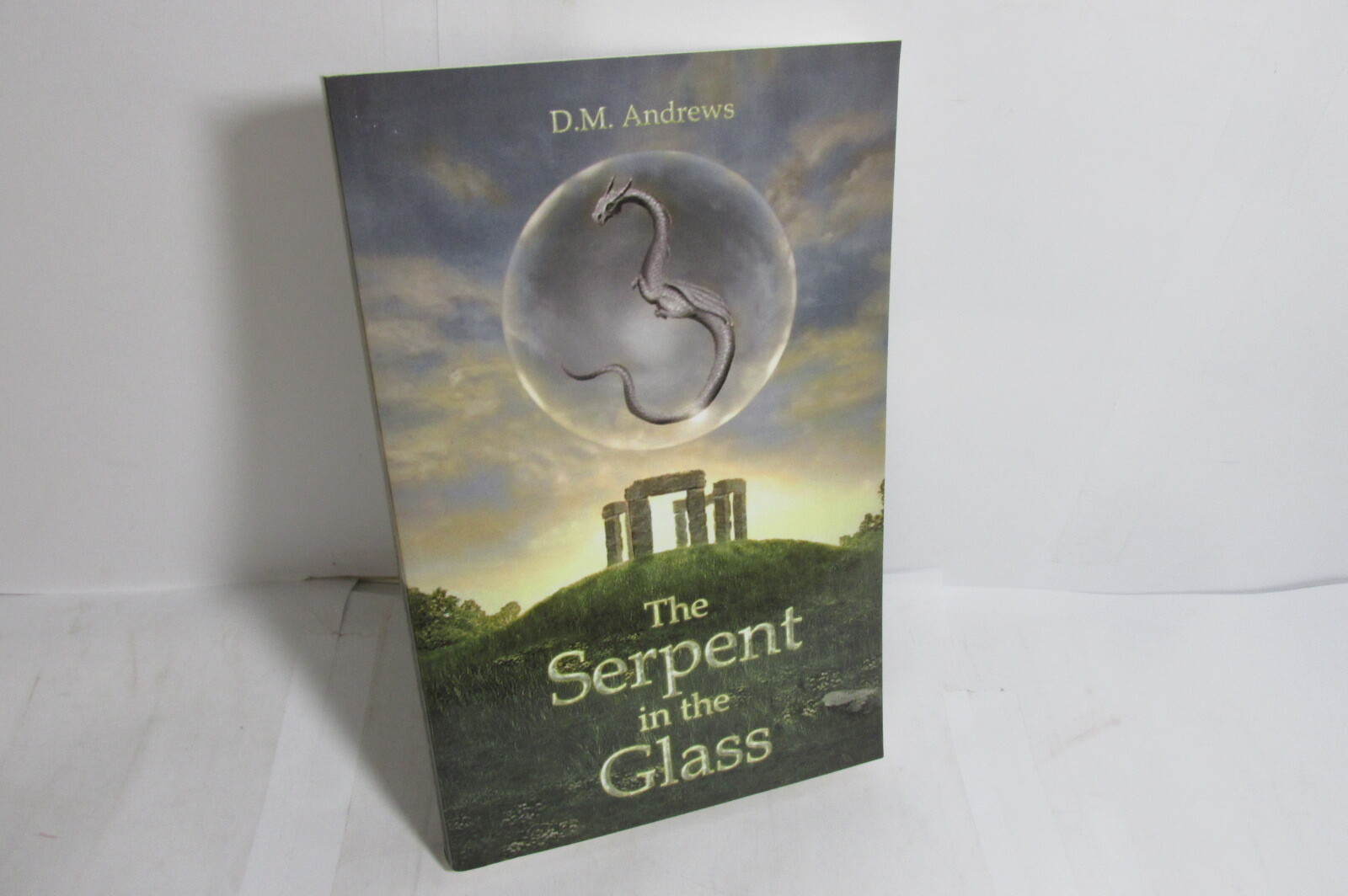 The Serpent in the Glass by D.M. Andrews, 2012, Signed copy, Paperback edition