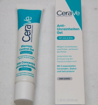 CeraVe Anti-Unreinheiten Gel 40 ml, PZN 18168763 ohne Alkohol mit AHA & BHA