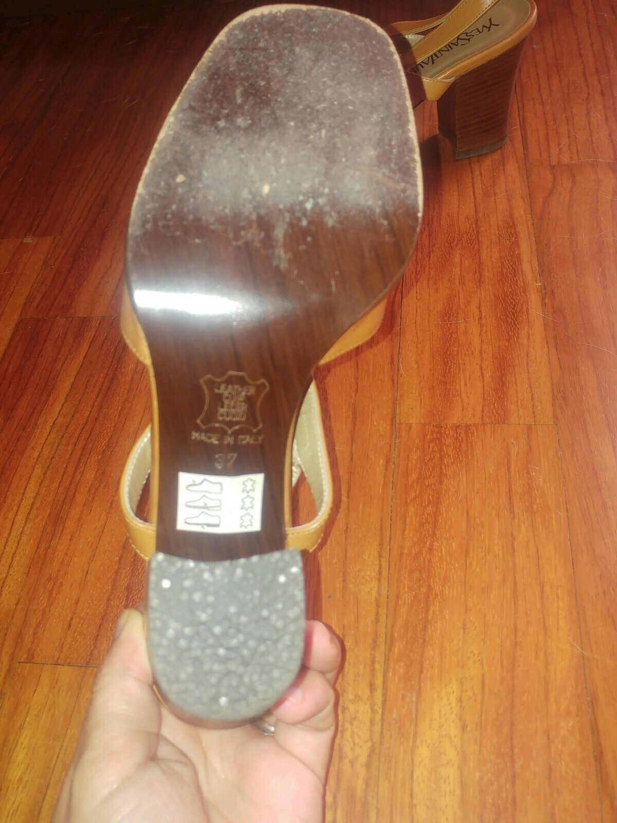 SAINT LAURENT Sandali donna tacco alto usati YvesSaintLaurent numero37