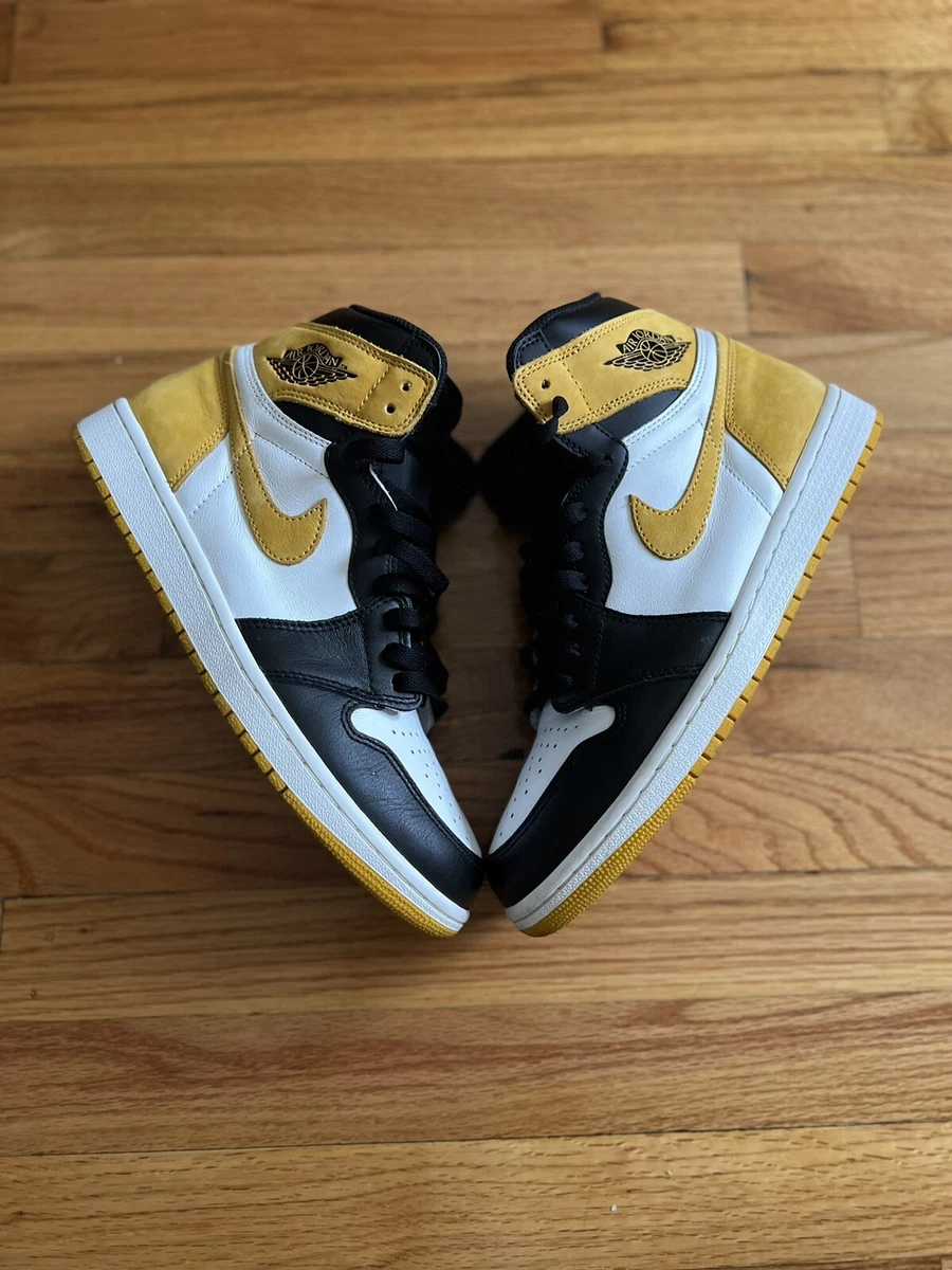 Air Jordan 1 Retro High OG “Yellow Ochre” 555088-109 Size 10