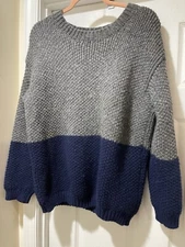 Hatch Baby Alpaca Colorblock Sweater Size O/S 