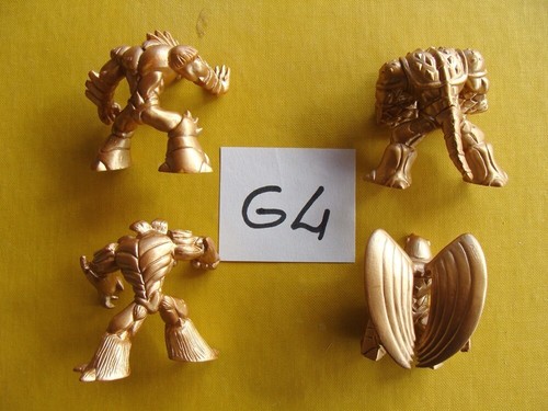 GORMITI - Serie ORO GOLD Cartoon - CAVAREX,FALCOSILENTE,SCHIENACCIAIO,MIMETICUS - Foto 2 di 2