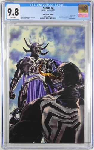 VENOM #2 (MARCO TURINI EXCLUSIVE VIRGIN VARIANT)(2022) ~ CGC GRADED 9.8 NM/M