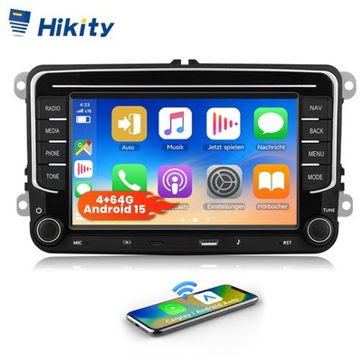 4+64GB Für VW Golf 5 6 Plus Touran Caddy Jetta Autoradio Carplay AndroidAuto RDS