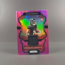 Bijan Robinson 2023 Panini Prizm Pink PREMIER JERSEYS Prizm ROOKIE FALCONS