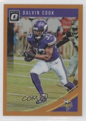 2018 Donruss Optic Orange Prizm 166/199 Dalvin Cook #63 0c6