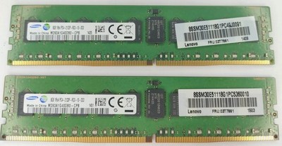 16GB 2x 8GB Samsung DDR4 2133MHz PC4-2133P-R REGISTERED Server RAM Arbeitsspeicher