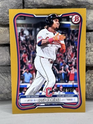 2026 Bowman José Ramírez Gold Parallel /50 Guardians