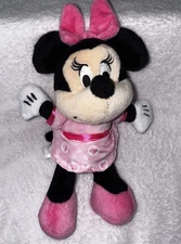 Kids Preferred Minnie Mouse Plush Disney Baby Rattle Toy 9”