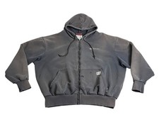 Wolverine FR Hoodie Mens XXL Fire Zero CAT 2 Zip Sweatshirt Workwear Thrashed