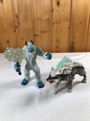Schleich Eldrador Yeti Eiswolf Figuren Set Ice Monster Sammler Top