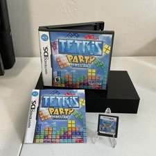 Tetris Party Deluxe Nintendo DS Complete CIB Tested Working