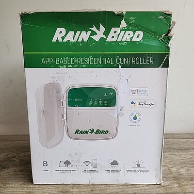Rain Bird 8 Zone App Based Residential Irrigation Controller ARC8 Lawn Sprinkler