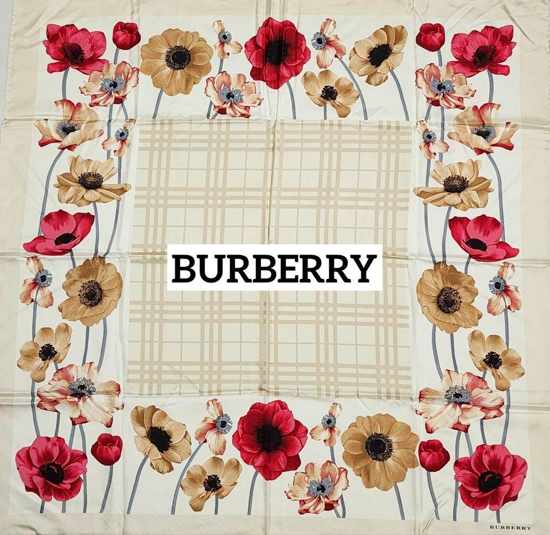 新品未使用　Burberry バーバリー◆稀少【レア】傘柄★シルク大判スカーフ 楽天市場】【9/11-1時59分迄5,000円OFFクーポン対象】BURBERRY