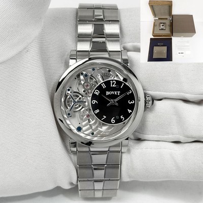 2024 Bovet Recital 12 R12C2-0015-Txtbopgy 40MM Black Titanium Box Paper