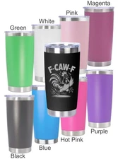 Funny F-CAW-F Chicken Coffee Mug FCAWF Chicken 20oz Tumbler Cup Gift for him her