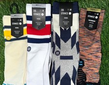 New Mens STANCE Casual Performance Socks Various Colors - 8 Pairs - Sz M 107