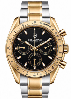 Bellamon Chronos   Automatic Chronograph | Two-Tone Stainless Steel 