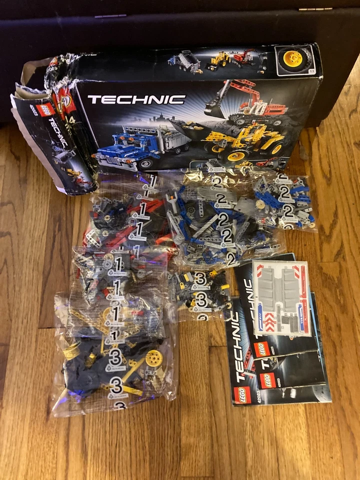 LEGO 42023 Technic Construction Crew New But Box Destroyed Read Description - Image 2 of 2
