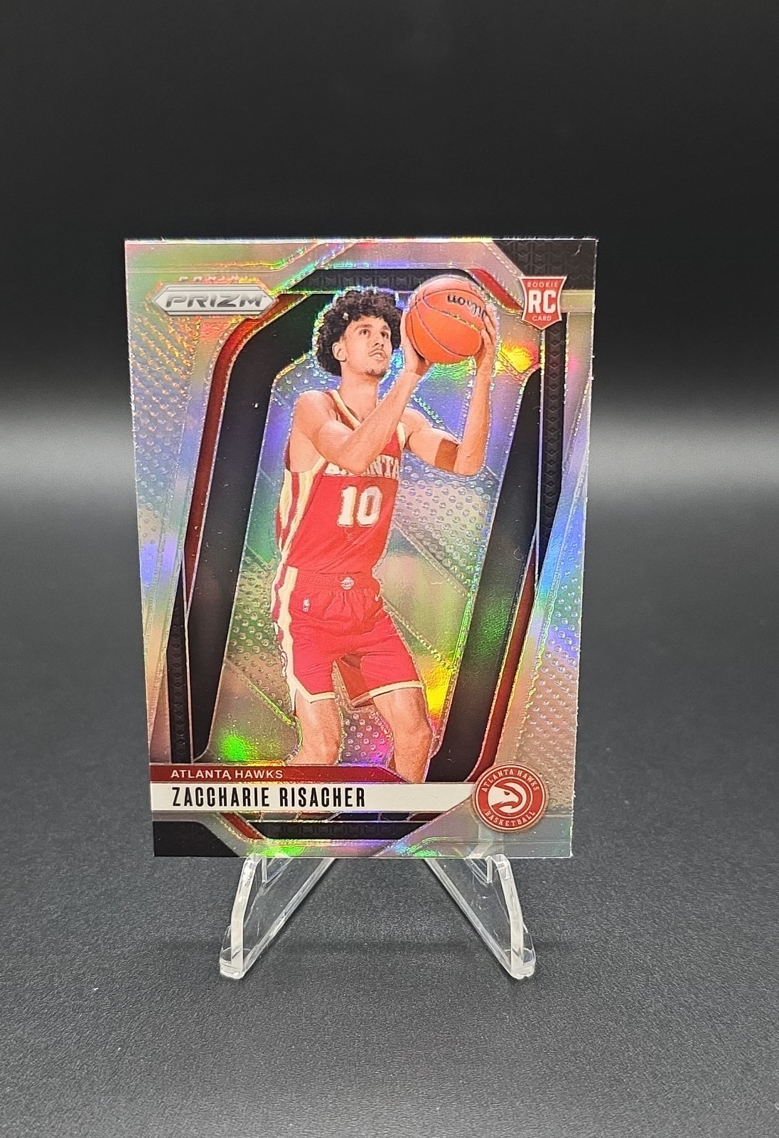 2024-25 Panini Prizm - Zaccharie Risacher #265 Silver Prizm (RC)