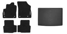 Frogum Fußmattensatz Autoteppich + Kofferraumwanne für Opel Astra K B16