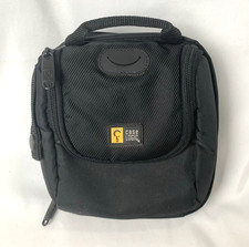 Case Logic CD DVD Travel Carry Case Holds 24 Black Soft Nylon w/Handle, Pockets