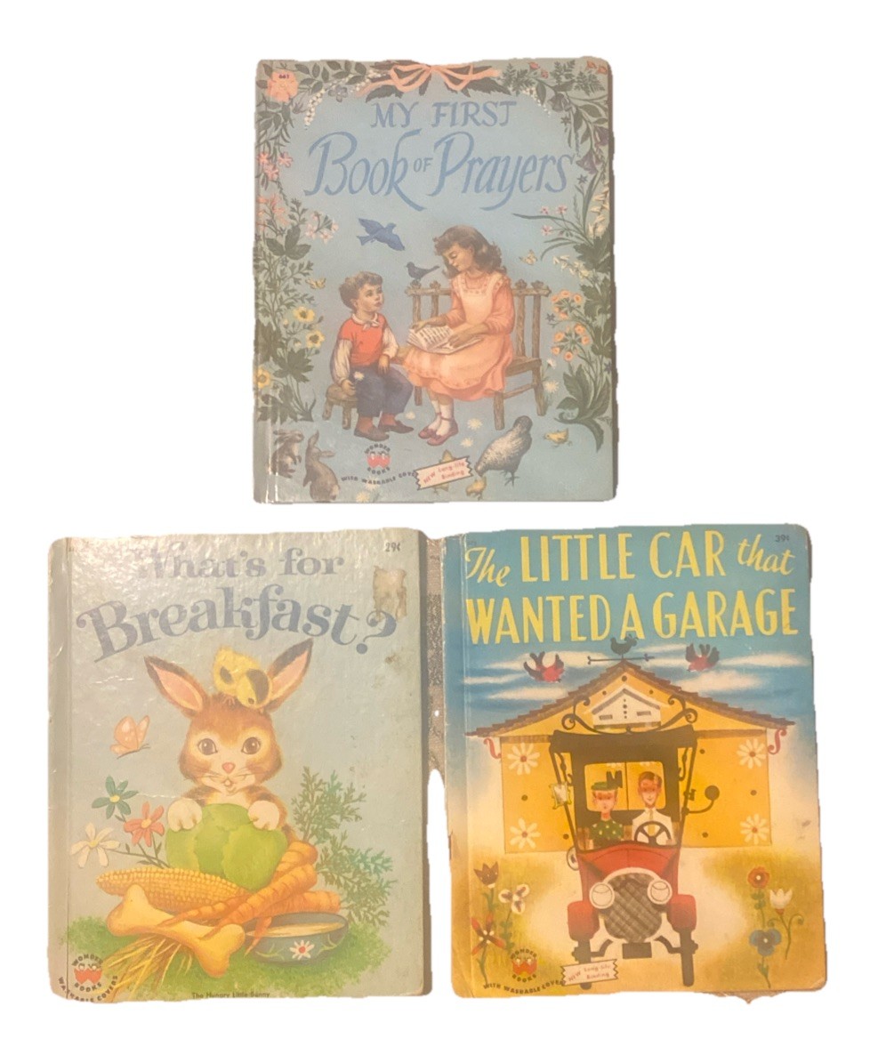 Vintage Wonder Books Lot of 3 Children's Books (see pictures for titles)