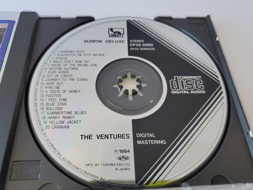 The Ventures: Surfin' Deluxe (CD, 1984) Japan Import VG+ - Picture 4 of 7