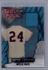 Willie Mays 2025 Leaf Optichrome Baseball 1/1 Pre Production Proof