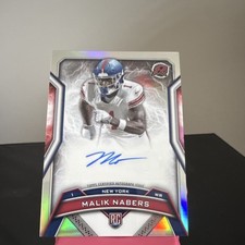 Topps 2024 Resurgence Rookie Signatures Malik Nabers Auto #RRS-MN Giants NFL