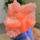 249G Natural *RAINBOW* Sandwich Biscuit Calcite fluorescence mineral crystal