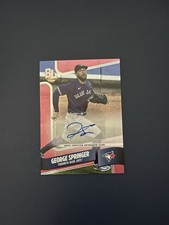 2024 Topps Wrapper Redemption George Springer Auto Red Refractor /5