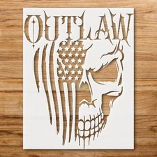 Harley Davidson Motorcycle Logo Wall Art Stencil for Custom Projects - Stenci…