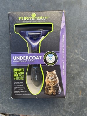 Furminator Medium/Large Cat Undercoat Deshedding Tool 1 New In Box Free Shipping