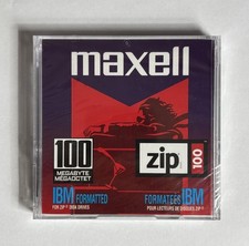 Maxell Zip 100 100MB IBM Formatted for Zip Drives - 1 Unit - NOS NEW