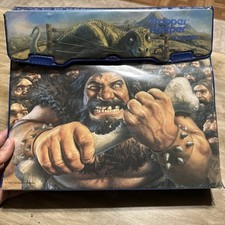 Trapper Keeper Notebook Vintage 1993 Caveman Dinosaur Rare Used