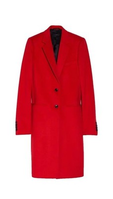JOSEPH wool red city coat small to medium EU 42