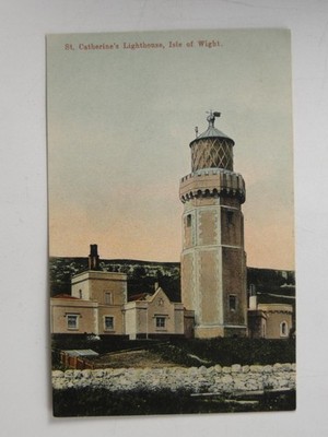 St Catherines Leuchtturm Isle of Wight R E Holden Ventnor Postkarte um 1900