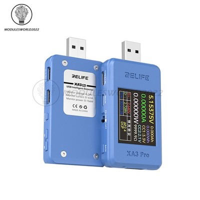 XA3 Pro LCD Digital Voltage Current USB Power Meter Protocol Auto Identification