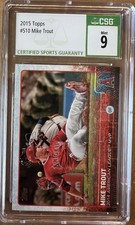 2015 Topps - Award Winner Mike Trout #510 CSG 9
