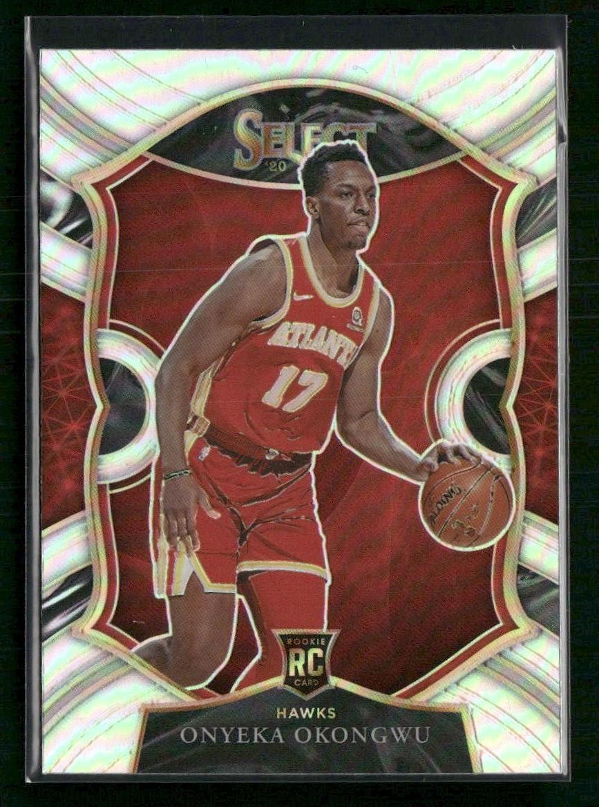 2020-21 Panini Select #66 Onyeka Okongwu Silver Prizms Hawks Rookie