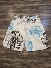 American Eagle Outfitters Mens 34 Board Shorts Floral Multi Color