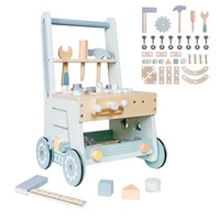 6IN1 Lauflernwagen Kinderspielzeug Lauflernhilfe Holz Ab 3 Jahre Werkstatt Kind