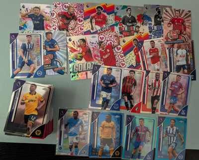 2026 Topps Chrome Premier League Bulk Base + Nummeriert + Inserts