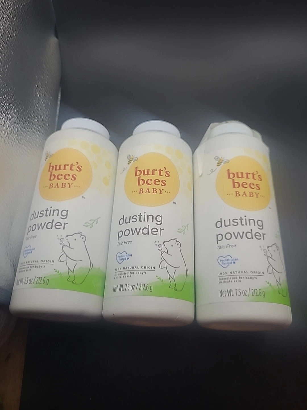 3 X Burts Bees Baby Dusting Powder 7.5 oz Pack of 3 Talc Free Natural Skin Care