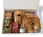 Highland Cow Christmas Gift Box Hamper. Tumber, Plushy & More
