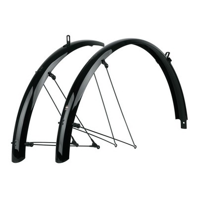 SKS Schutzblechset Bluemels Basic 24'' 60mm, schwarz, schwarz (1 Set)