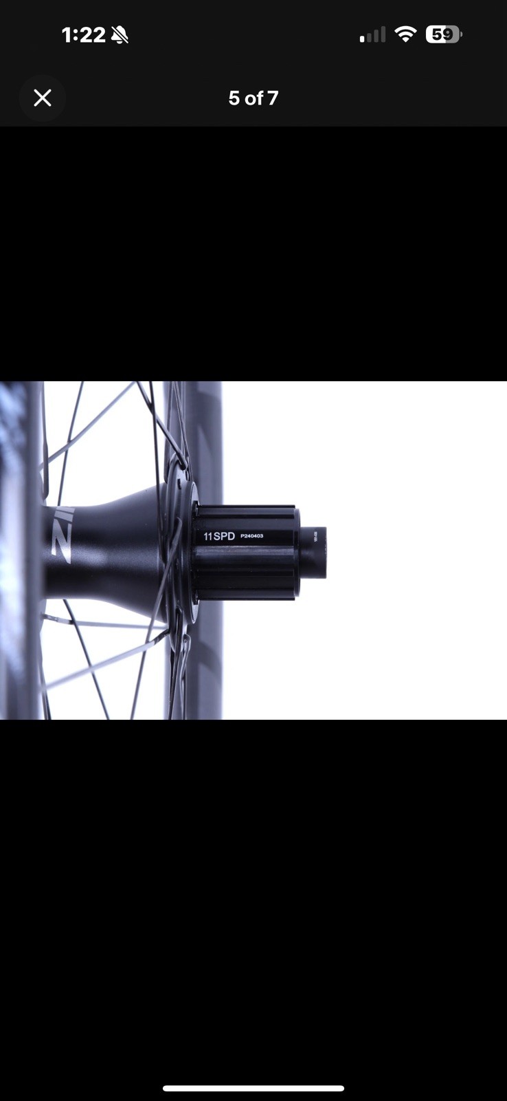 Zipp 303 Firecrest Rear Wheel 700c Disc 12x142 Shimano HG – New Open Box