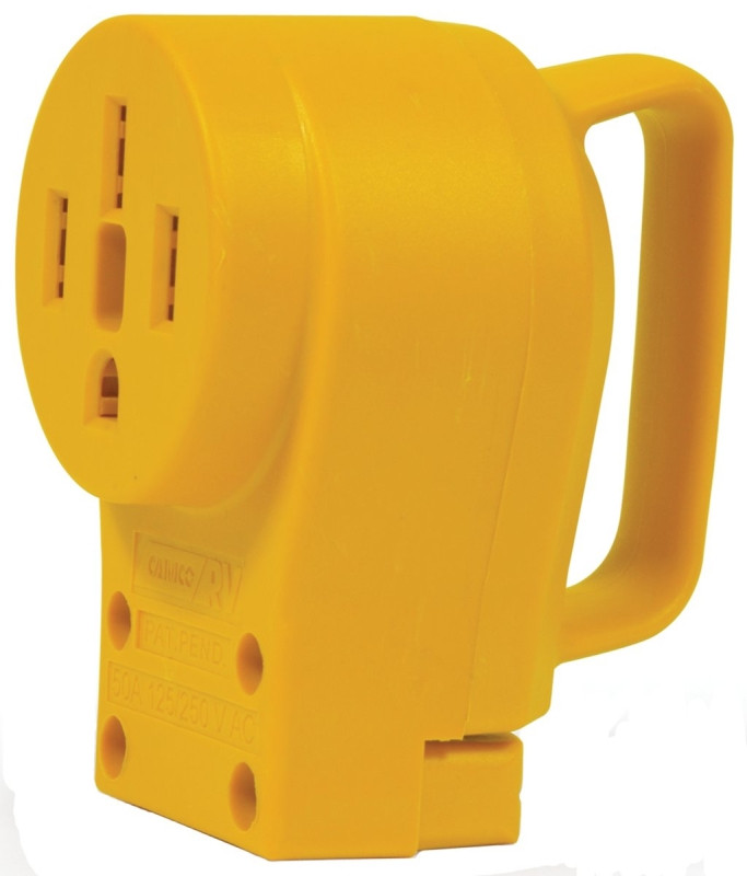 Camco 55353 50 AMP Female Replacement Receptacle