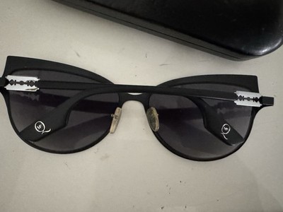 Alexander  McQueen Cateye Sonnenbrille Schwarz